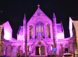 Methodist Church in Purple for Polio